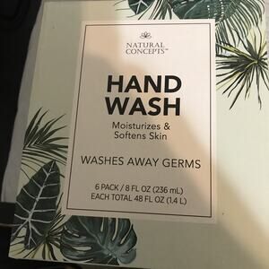Natural Concepts Handwash 8 fl oz, 6-pack NEW 48 FL OZ Total! NEW